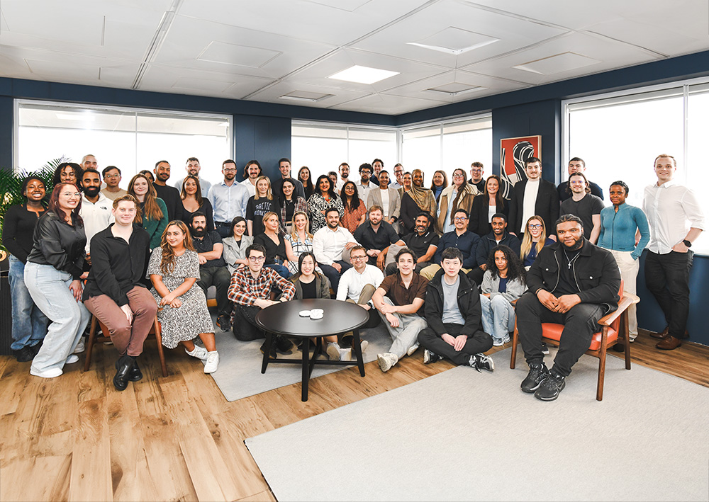 Staff at InfoTrack waterloo office