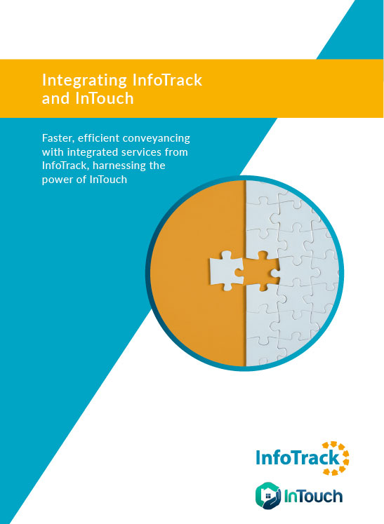 brochure cover for InfoTrack and InTouch integration